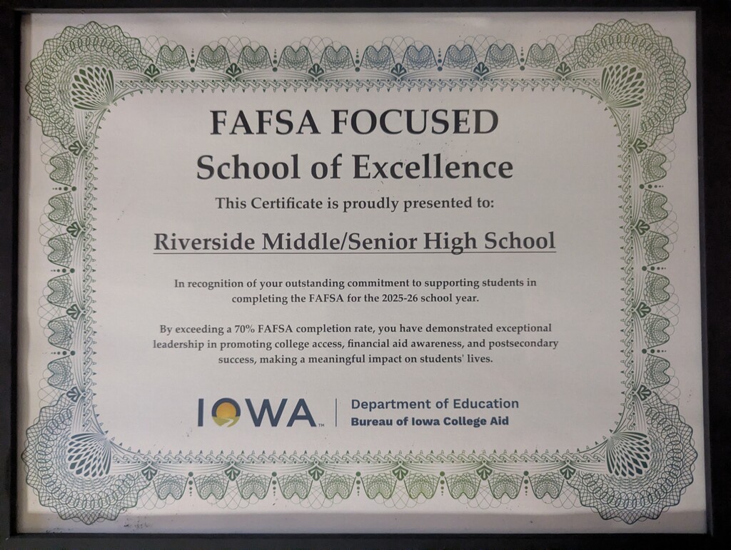 Riverside FAFSA Award