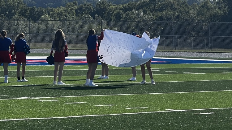 Banner for the Football team