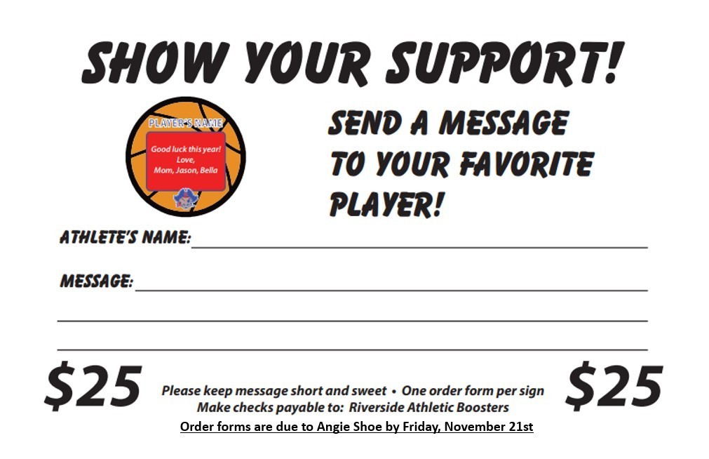 basketball order form