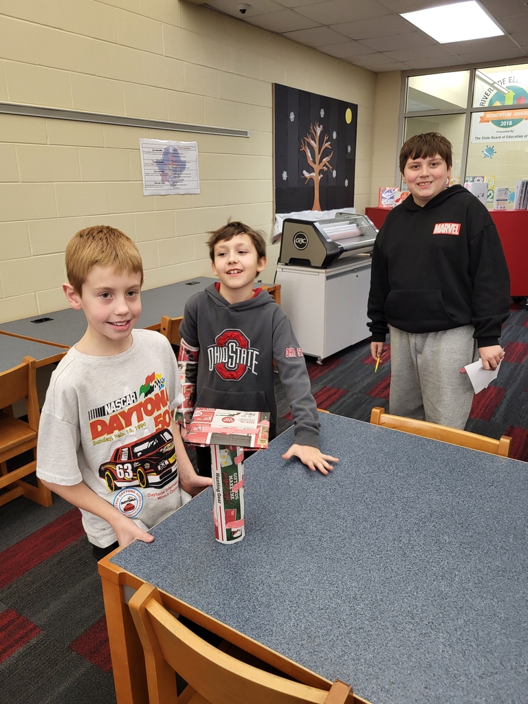 This 3rd grade group had fun and learned a lot even though there tower was not very successful