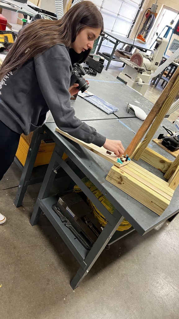 Mrs. Suman's media arts classes making stop motion movies.