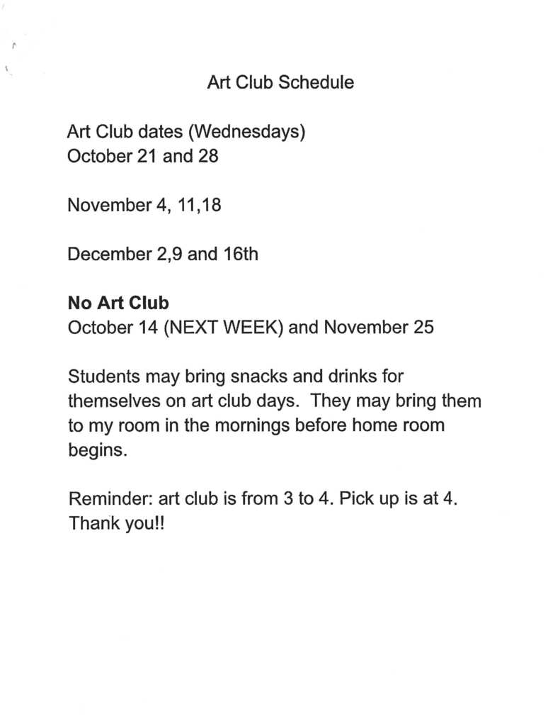 Art club