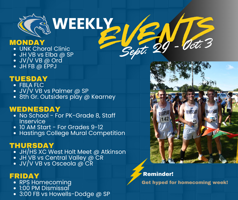 weekly events