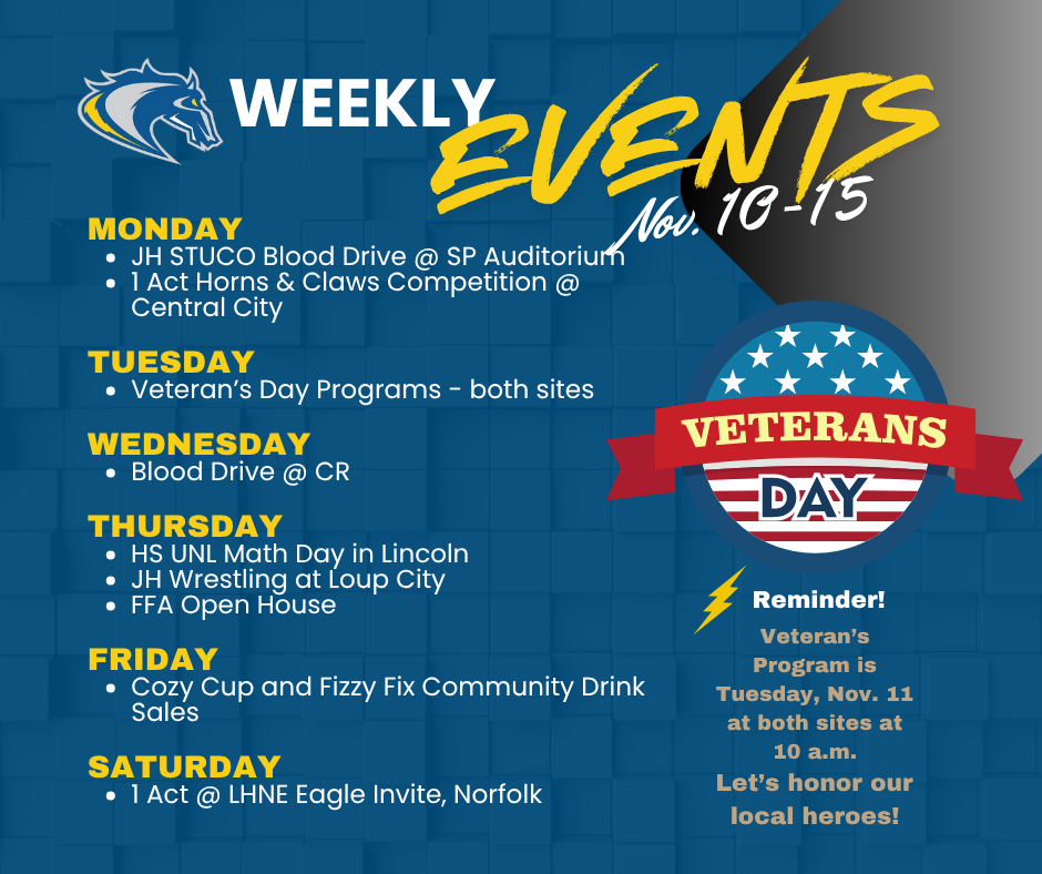 weekly events