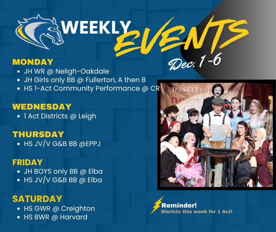 weekly events