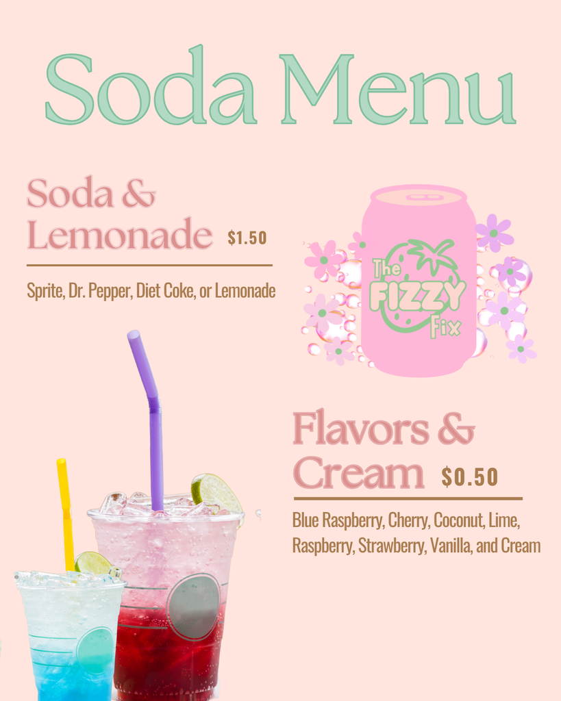 soda menu