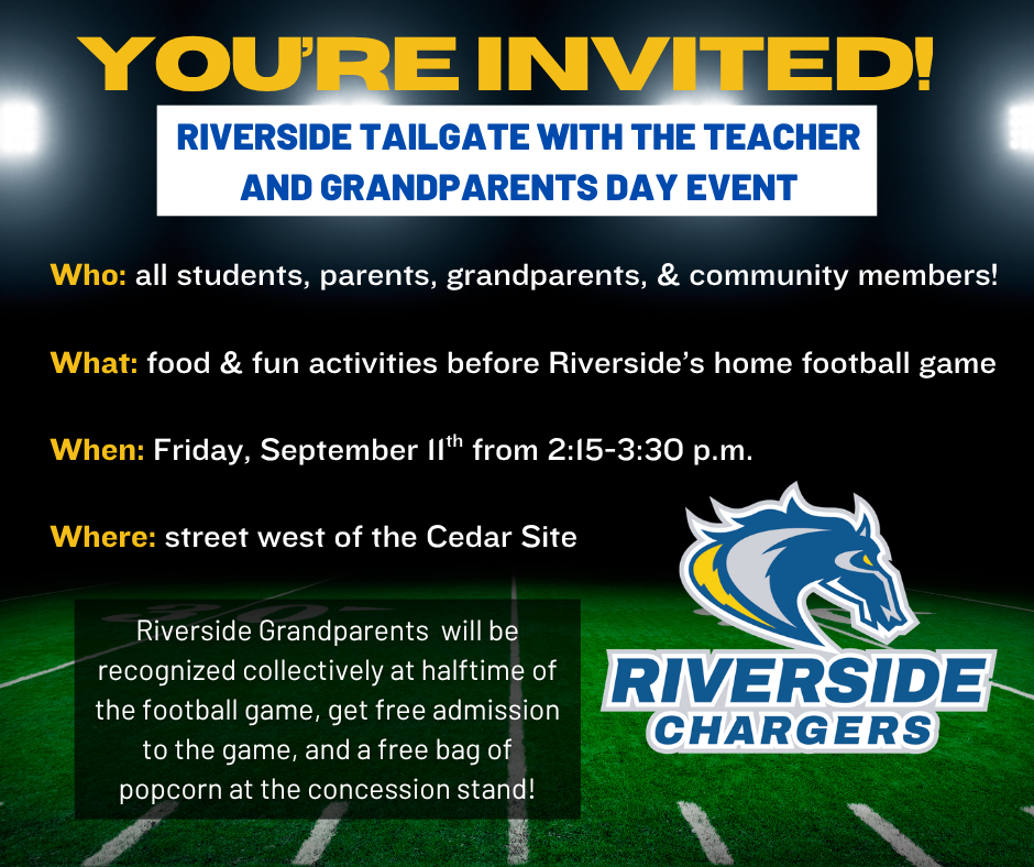 Tailgate w/the teacher and grandparents day event