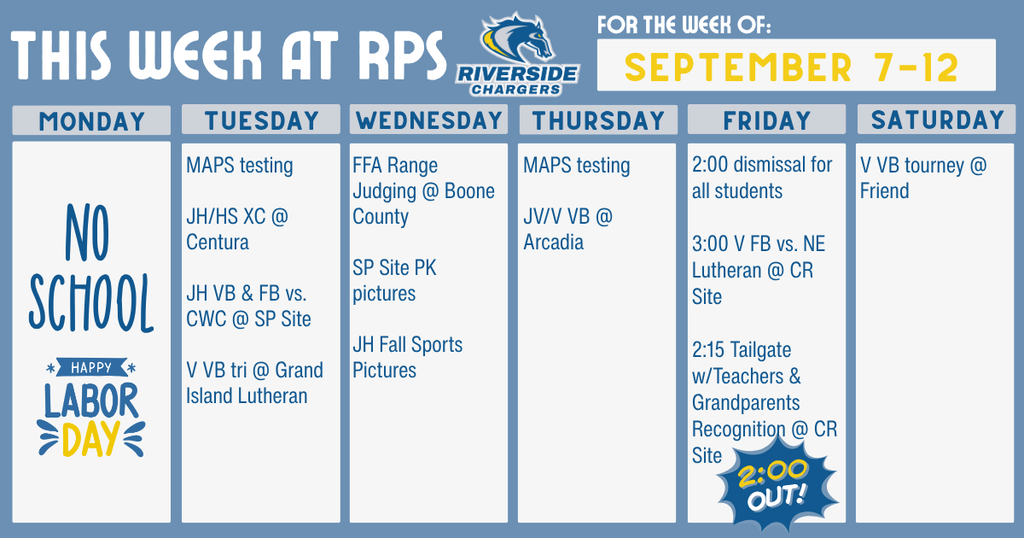 Week at a glance