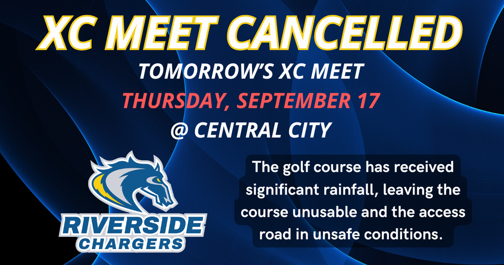 XC meet cancelled
