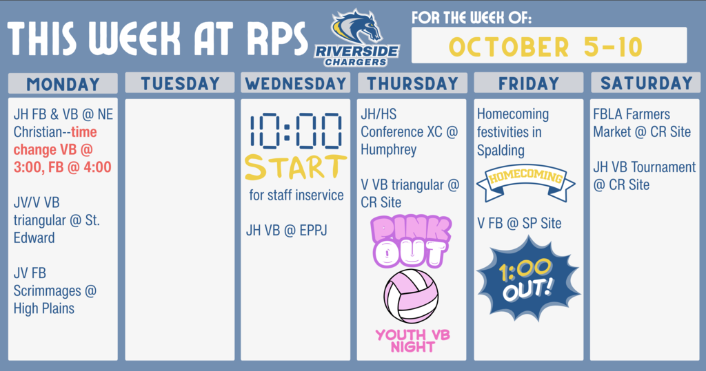 Week at a glance