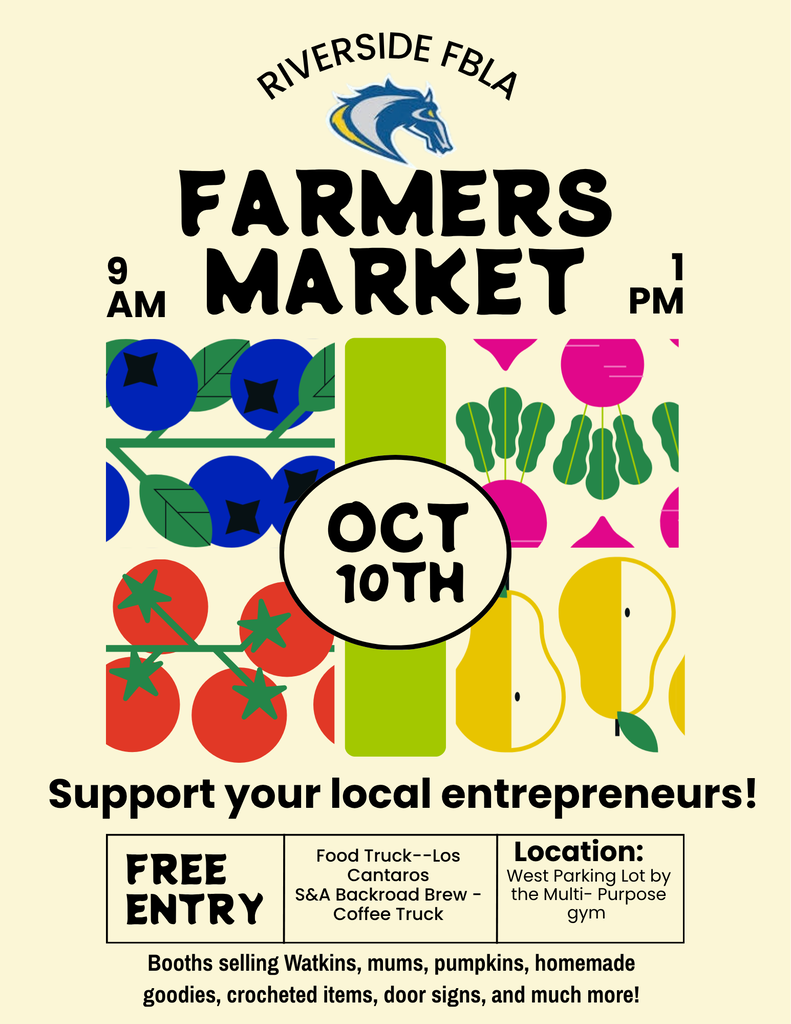 Farmers Market October 10th