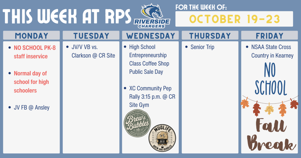 Week at a glance