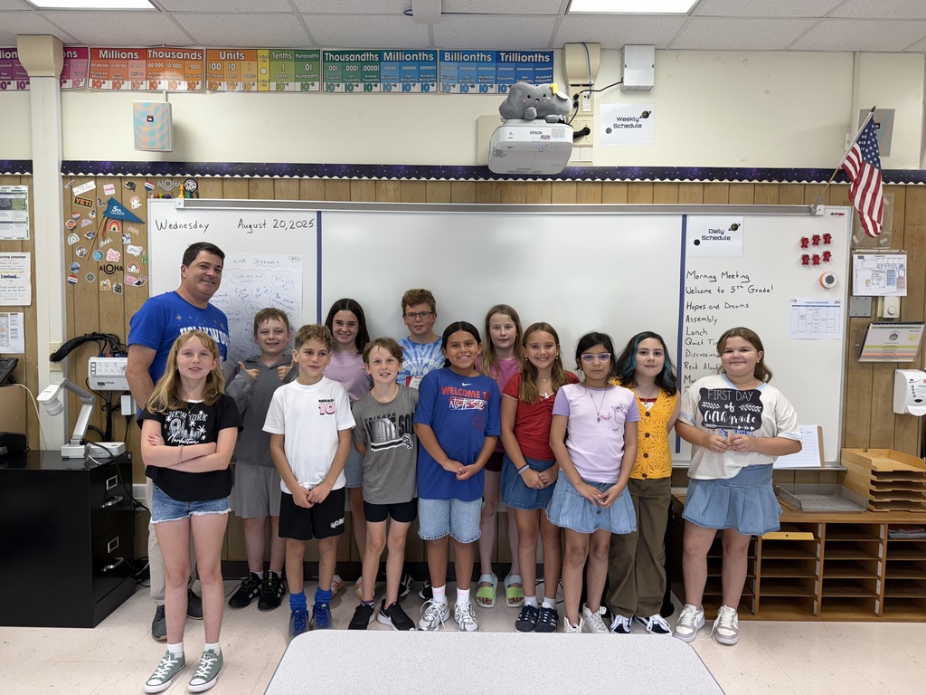 It was a great first day of school! Our husky staff and students are ready to learn, grow, and have some fun. Let's make this year amazing! ⭐⭐⭐