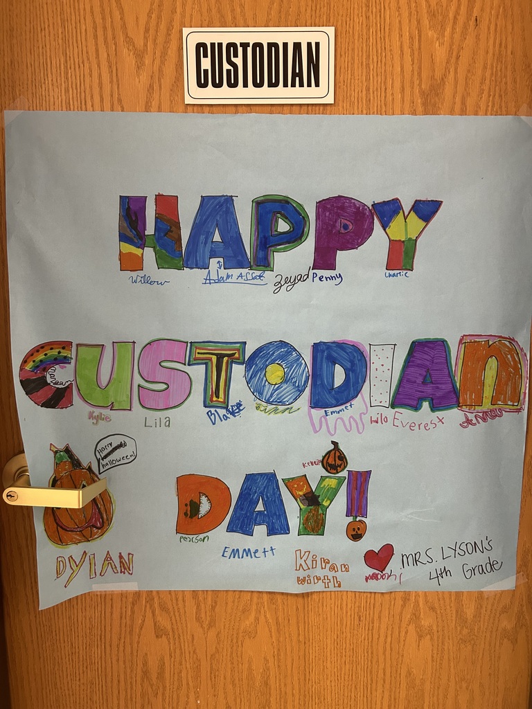 Happy Custodian Appreciation Day! Thank you to our amazing custodial team for keeping our school clean, safe, and shining every day! 💙🏫✨