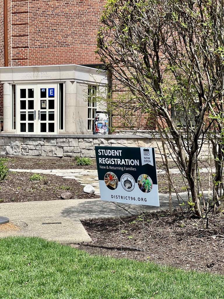 registration yard sign at hauser