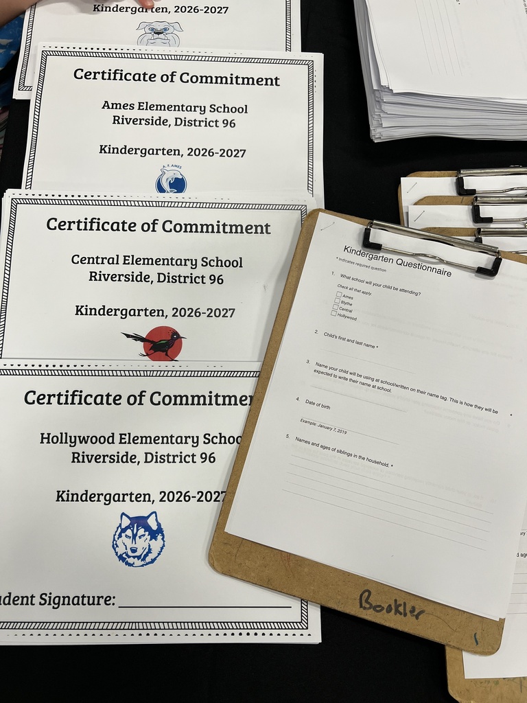 kindergarten signing certificate