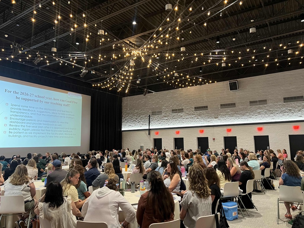 institute day room full of teachers 