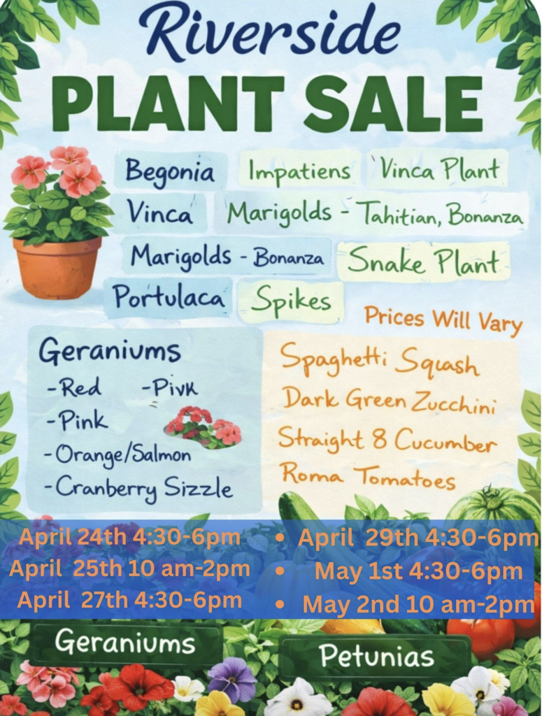 riverside plant sale