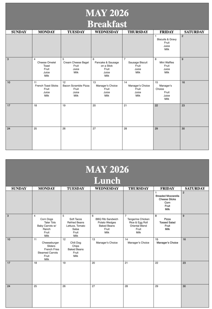 Breakfast and lunch 2026 west