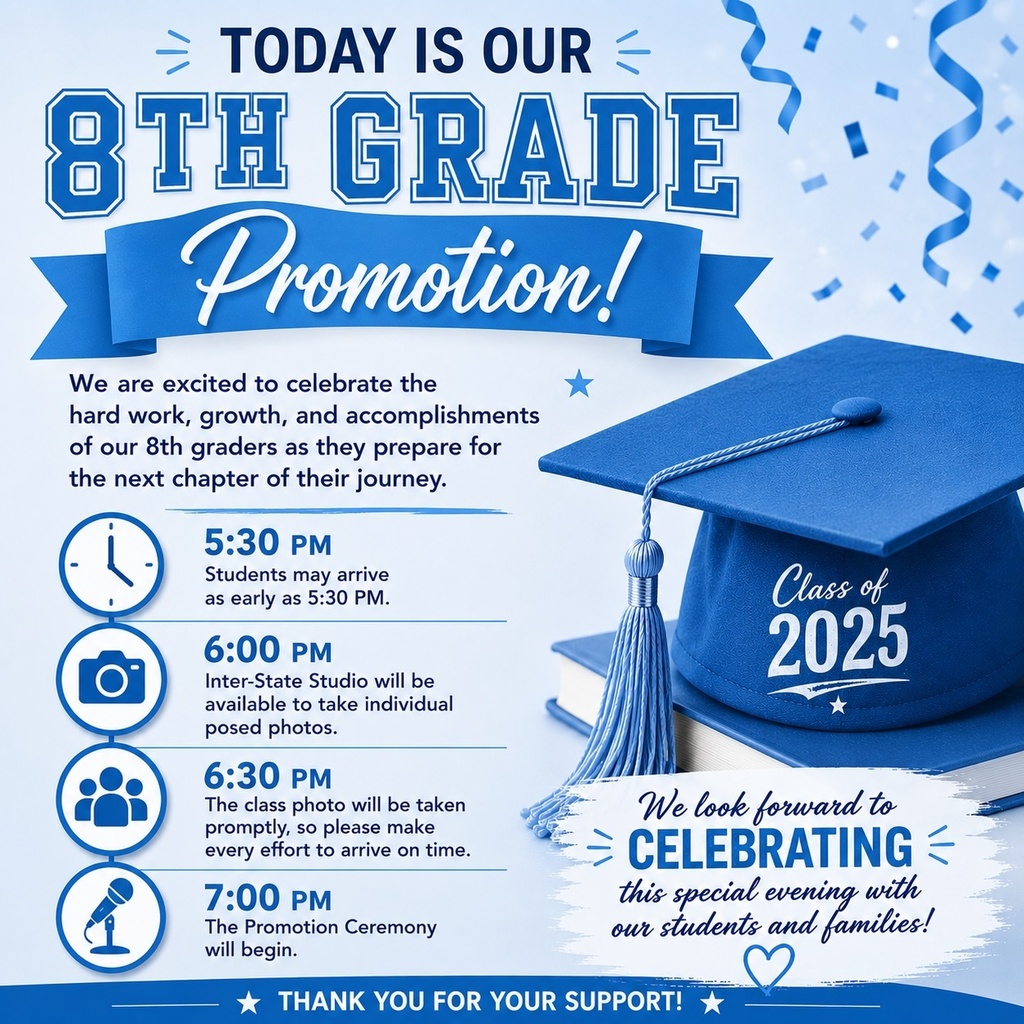 8th Grade Promotion Reminder