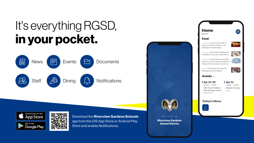 RGSD Website and App flyer