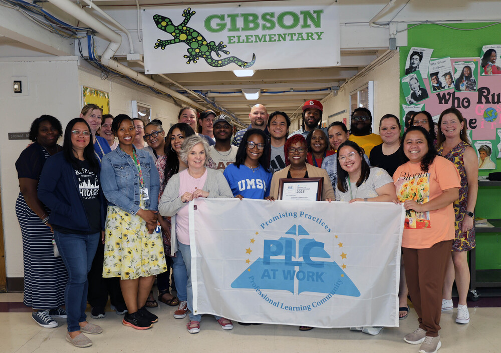 Gibson Elementary wins PLC At Work Award