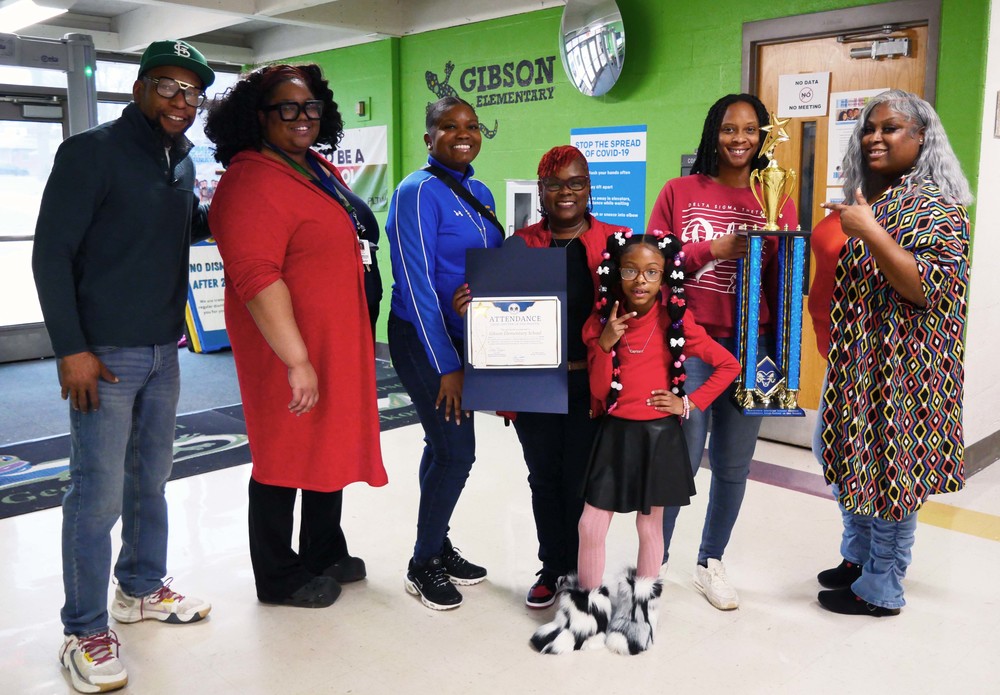 Go Getters Award at Gibson Elementary