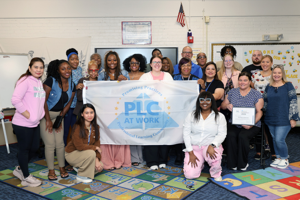 Meadows Elementary School receives PLC At Work Award