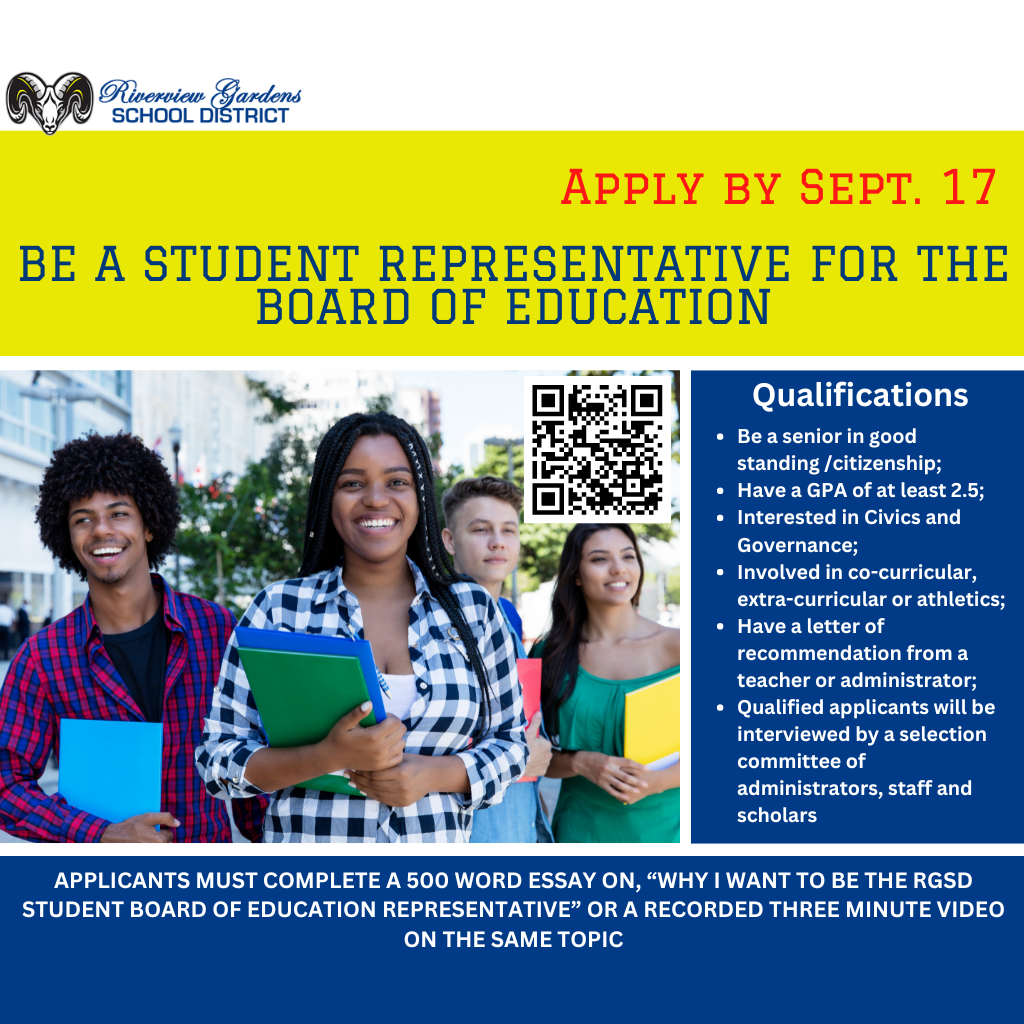 Student BOE Representative Application