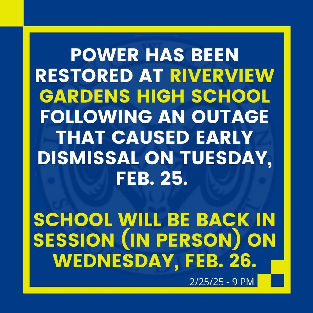 Power Restored at RGHS