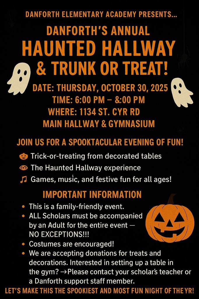 Danforth Haunted Hallway and Trunk or Treat