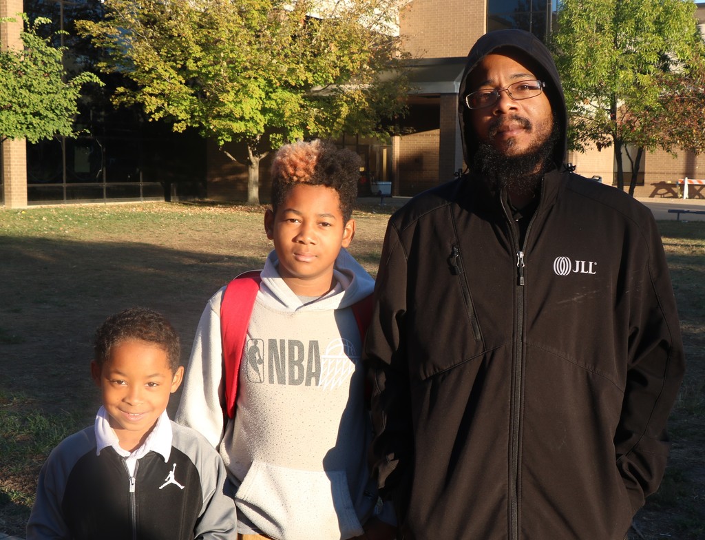 Westview Middle School Fathers Walk participants