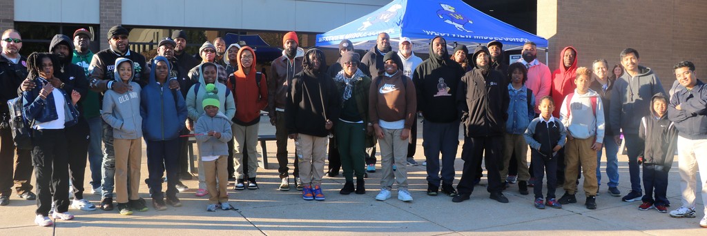 Westview Middle School Fathers Walk participants