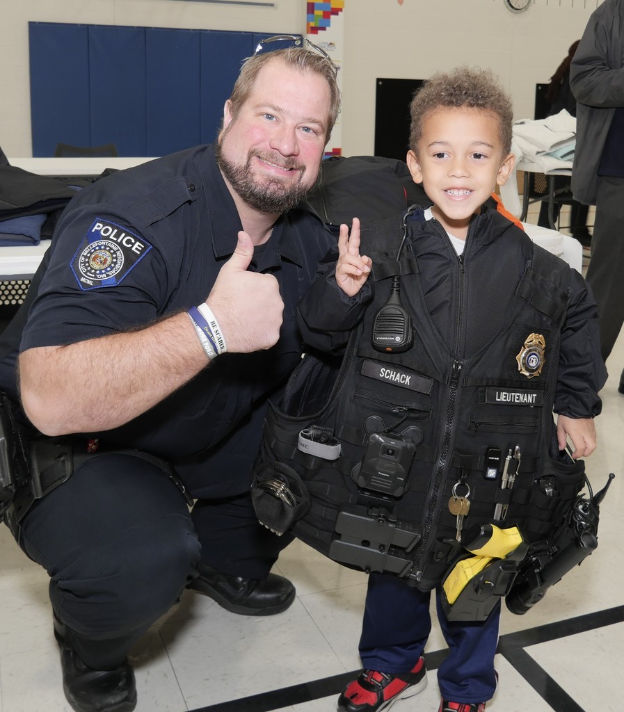 Coats and Cops coat drive on Wednesday, November 5. 