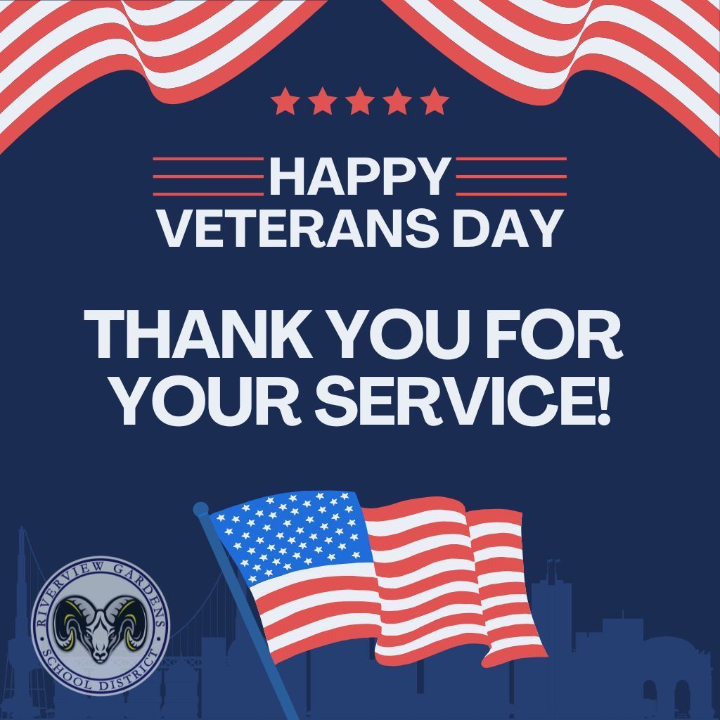 November 11 is Veterans Day. Thank you for your service. 