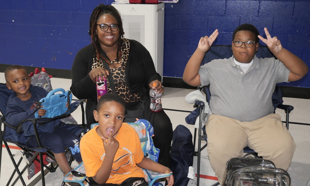 Literacy Night at Meadows Elementary School. 