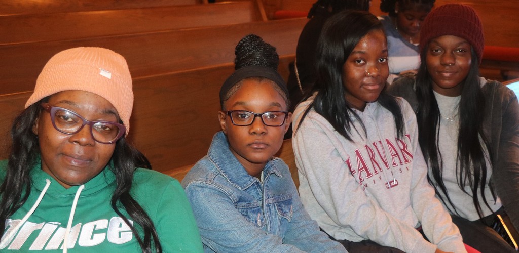 MLK Oratory contestant and mother.