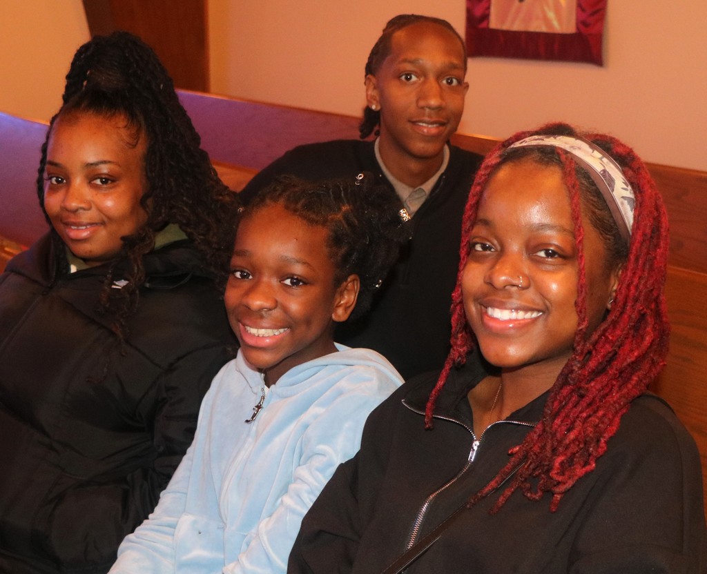 MLK oratory contestant with family.