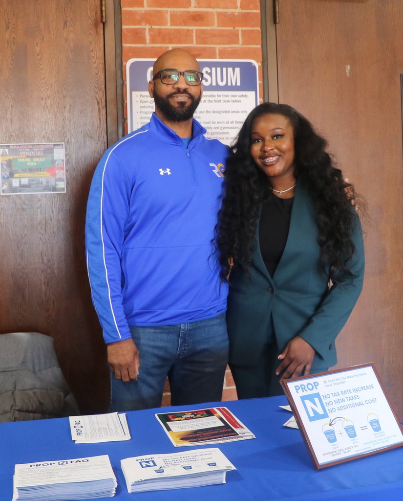 Precious Barry represents for The View.  