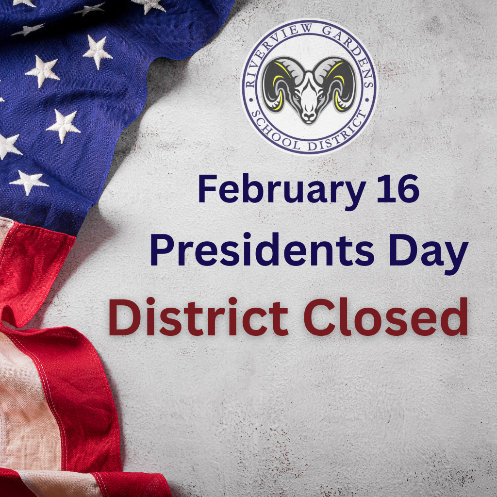 Professional Development Day on Friday, February 13. School closed, district open. Presidents Day on Monday, February 16. District closed. Classes resume on Tuesday, February 17.