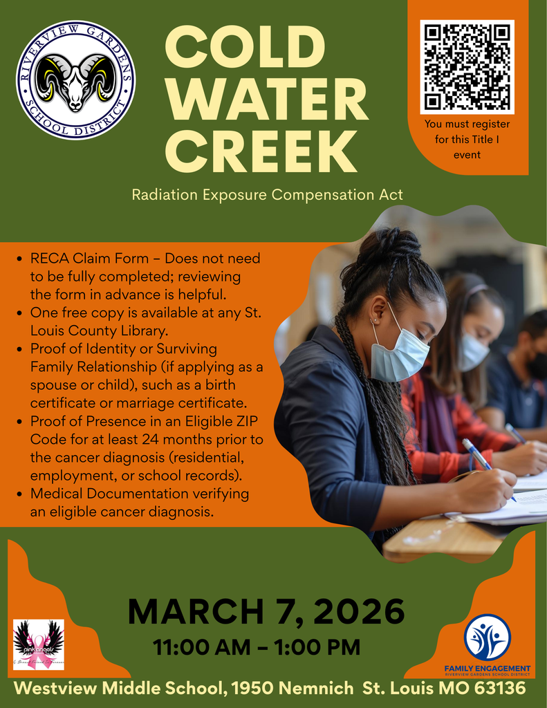 Coldwater Creek Informational Meeting. Saturday, March 7 from 11 am to 1 pm at Westview Middle School, 1950 Nemnich Rd. 