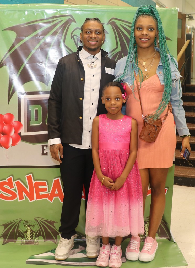 Danforth ES scholar and family. 