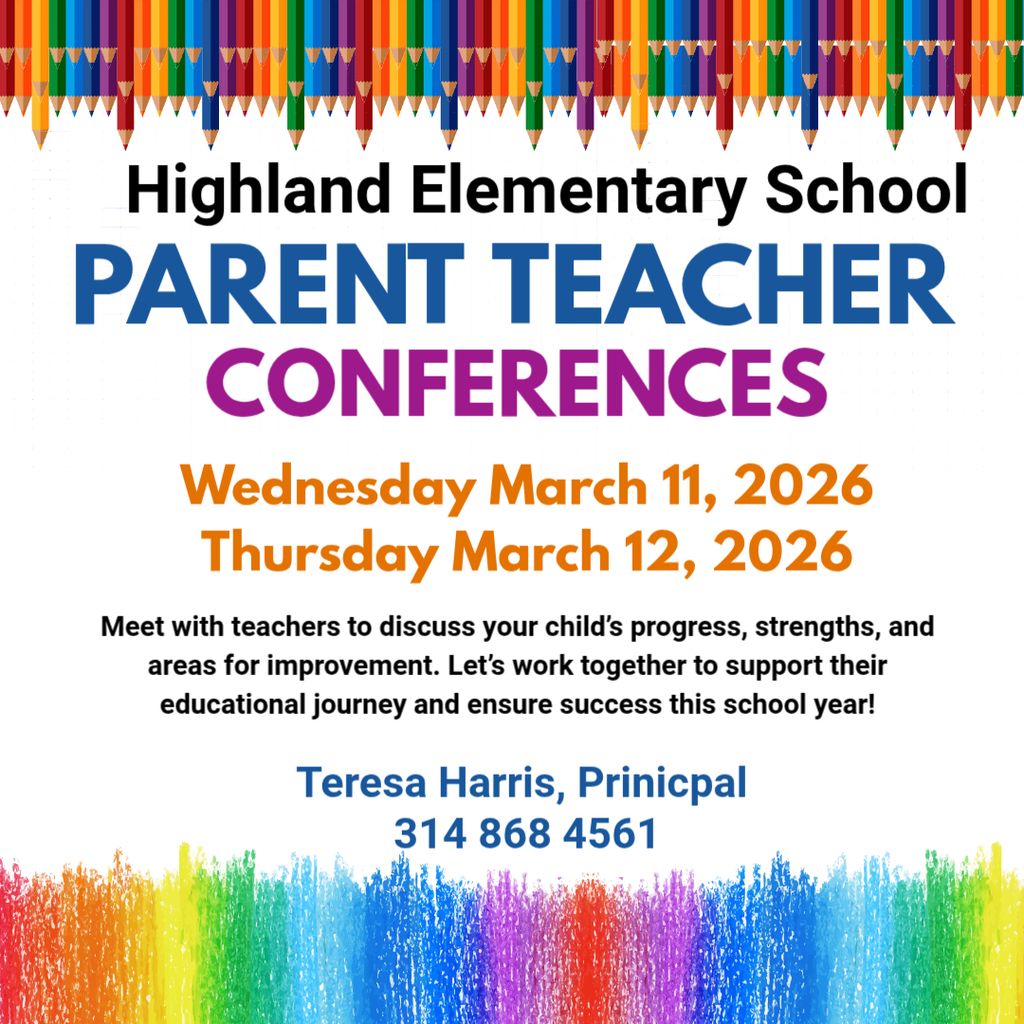 parent teacher conference march 11 and march 12. hope to see you there