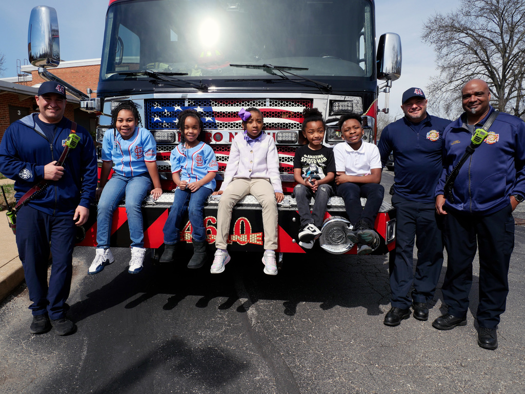 Moline Acres and Metro North Fire District Raffle Bikes for attendance