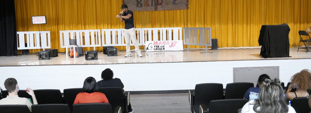 In the Blood live play performed at RGHS. 