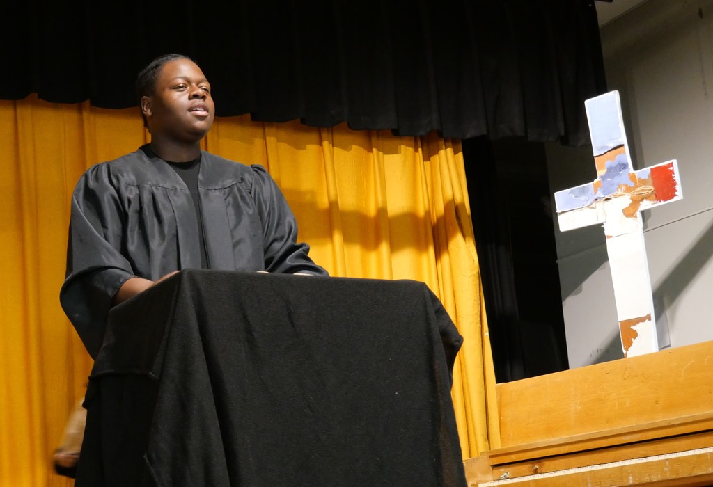 In the Blood live play performed at RGHS. 