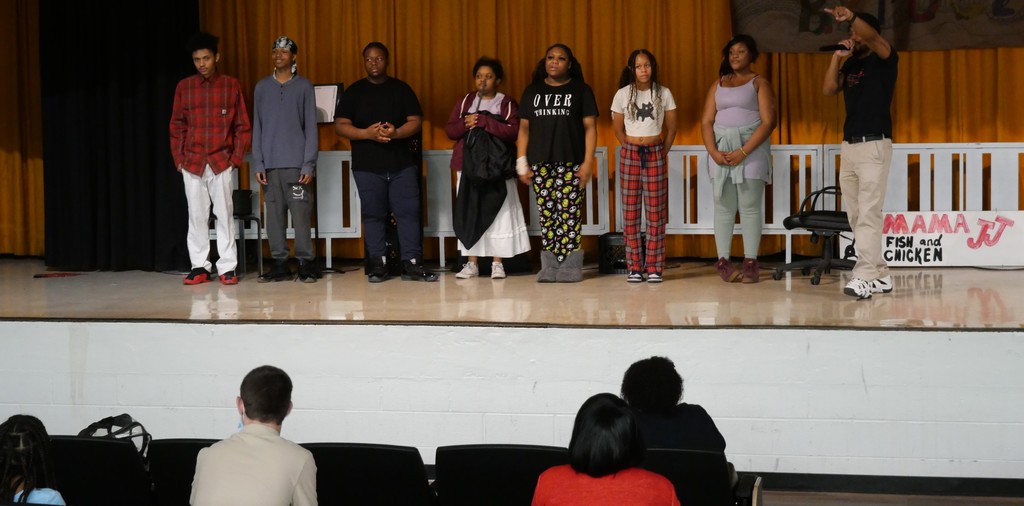 In the Blood live play performed at RGHS. 