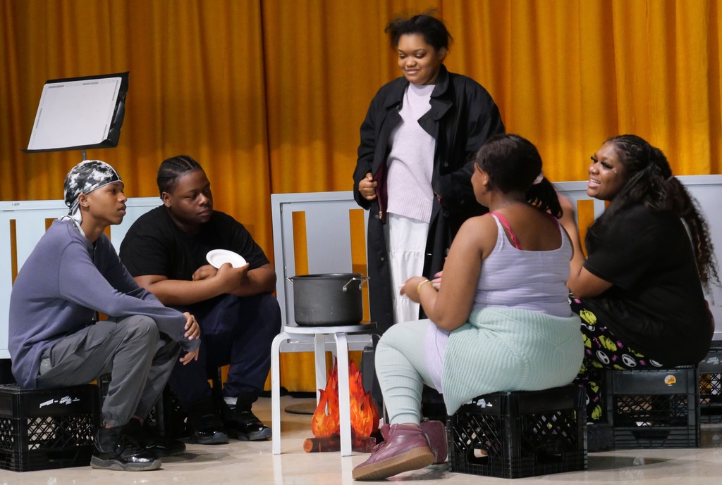 In the Blood live play performed at RGHS. 