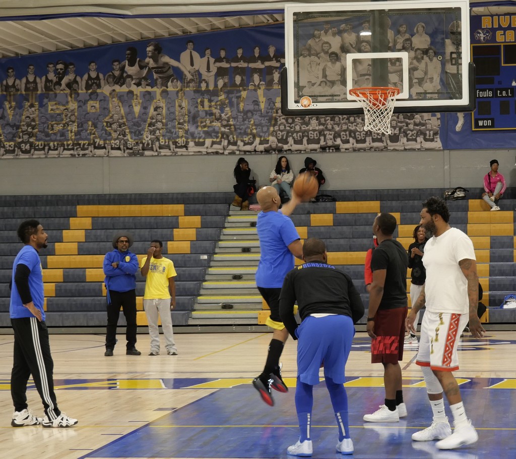 RGSD staff versus scholars annual basketball game. 