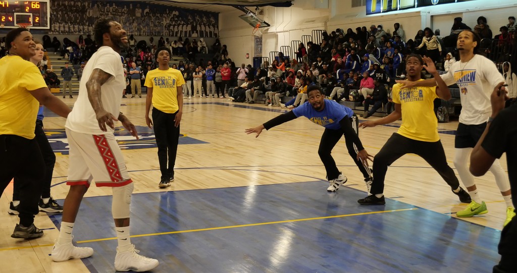 RGSD staff versus scholars annual basketball game. 